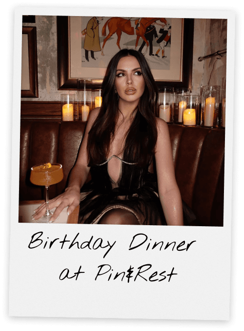 Birthday Dinner at Pin&Rest